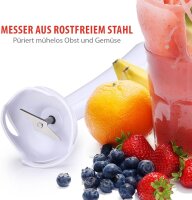 Stabmixer Set 400W Blender Mixer mit Zerkleinerer