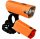 Fischer Batterie LED Fahrradlichter hinten und vorne