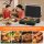 Kontaktgrill 2200W Tischgrill Elektrogrill Grill Panini Maker Sandwich Toaster