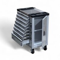ULTRATOOLZ Werkstattwagen befüllt mit Werkzeug 8/8 + Drehmomentschlüssel - Chrom Vanadium