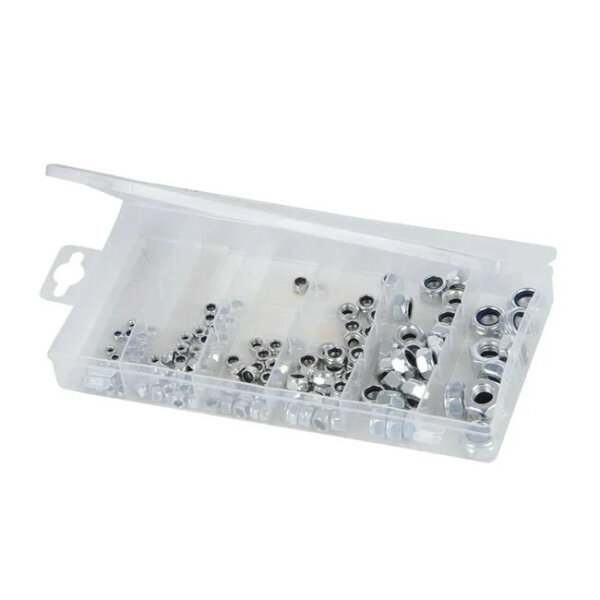 Selbstsichernde Muttern Mutter M3 - M10 Stopmuttern Metrisch Sechskant  150 St.