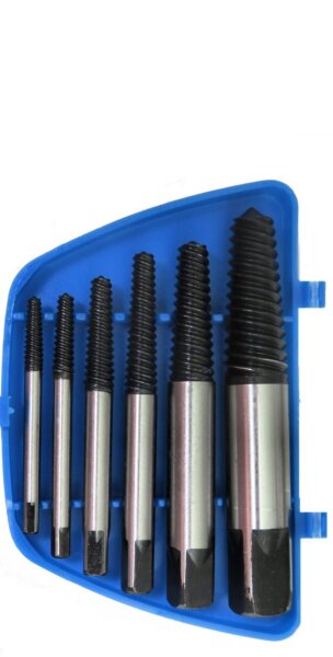 Stahlkaiser Schrauben Ausdreher Satz  Linksausdreher Schraubenlöser Set für M3 - M25 6 tlg.