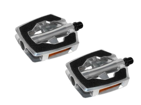 Union SP-890 SBL Pedalen Paar silber-schwarz