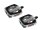 Union SP-890 SBL Pedalen Paar silber-schwarz