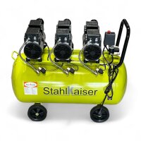 Ölfrei Flüsterkompressor 100L 3PS/8 Bar...