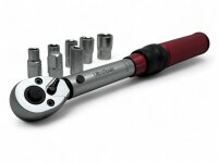 UltraToolz Drehmomentschlüssel 1/4 Zoll 2-24Nm Feinmechanik 32 tlg Bitset Ratsche