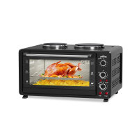 Grill Backofen 1400W 26L 2 x Kochplatte 700W 1000W