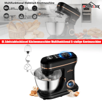 Teigmaschine Knetemaschine Küchenmixer 8 L 1800W