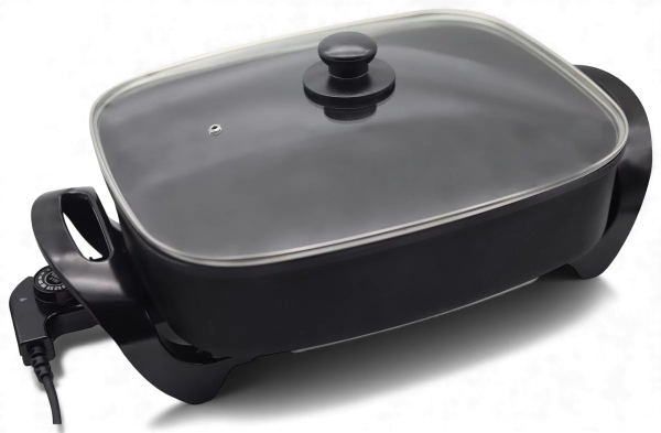 Elektrische Bratpfanne 40x30x8cm  Multifunktionspfanne Pizzapfanne 8L