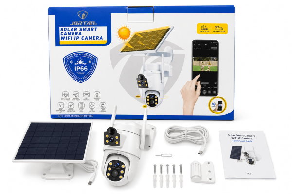 Jortan Solar Doppel Kamera Outdoor IP66