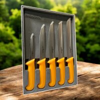 Messer Set 5 tlg. Metzgermesser Kochmesser Rostfrei...