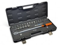 Drehmomentschlüssel 1/2 Zoll  50-350 NM mit Umschaltfunktion mit  Bits Set
