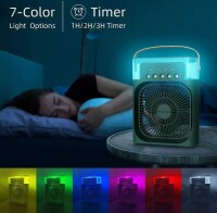 3in1 Luftkühler Verdunstungskühler Klima mit Kaltdampf Ventilator