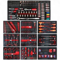 XXL Jumbo Werkstattwagen 10/12 +Drehmomentschlüssel Werkzeugwagen Holzplatte