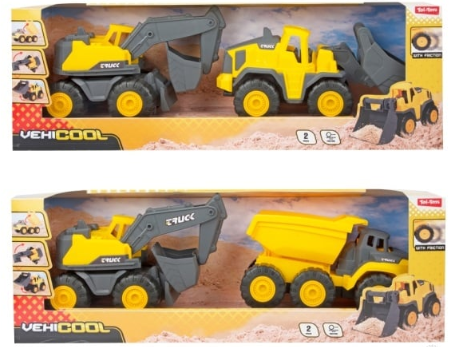 VEHICOOL Set Baufahrzeuge -2St