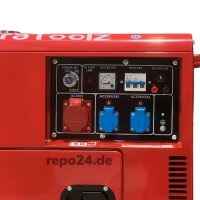 UltraToolz W10000 Diesel Stromerzeuger Generator Notstromaggregat 5,2 kW mit E-Start