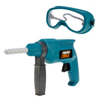 POWER TOOLS Bohrer+Schutzbrille (Werkzeug)