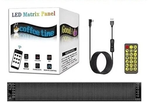 RGB Matrix Pixel Panel Werbetafel Scrollendes LED 16X32 Pixel