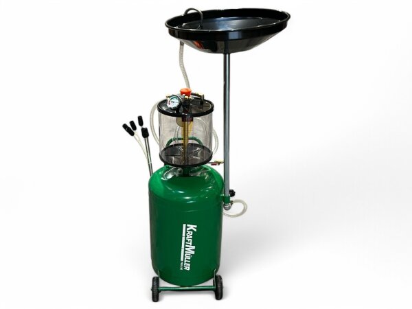 80L+10L Ölabsauggerät Ölauffangwagen Ölwechsel Ölwagen Ölabsauger #1