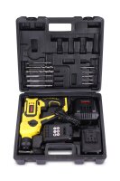 BOXER Akku Bohrhammer Bohrmaschine 24V 2x Akku