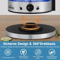 2200W Elektrischer Teekocher Caymatik Samowar 2.7L Wasserkocher
