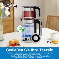 2200W Elektrischer Teekocher Caymatik Samowar 2.7L Wasserkocher