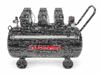 STRENER Ölfrei Flüsterkompressor 200L 3PS/8 Bar...