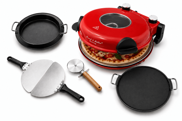 Steinofen Pizzamaker Lahmacun/Pizza /Fisch/Fladenbrot /Maronen ROT