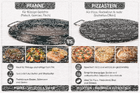 Steinofen Pizzamaker Lahmacun/Pizza /Fisch/Fladenbrot /Maronen ROT