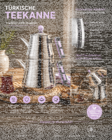 Scheffler Edelstahl Teekanne Caydanlik Harem Family 1.8L...