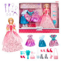 LAUREN Teenpuppe -Party- mt Zbh +3x Kleidungsset