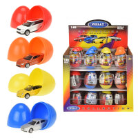 WELLY Überraschungsei Modellauto 1:60 12Var(36DB