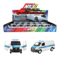 WELLY VW Transporter T6 Bus Polizei (DE) (12DB)