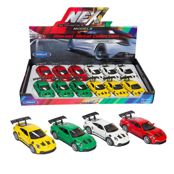 WELLY Porsche 911 (992) GT3 RS 4Var