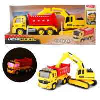 VEHICOOL Kipper Lastwagen und Bagger +L-T
