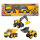 VEHICOOL Set Baufahrzeuge -2St Friktion 2Var