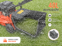 Benzin 4 Takt Rasenmäher  / Mulchmäher 99CC 1800W 3.5PS