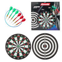 ADRENIX Dartscheibe -Classic- 42cm -mt 6 Darts