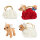 PLUSH Hund chihuahua im Bling Bling Handtasche 2V+