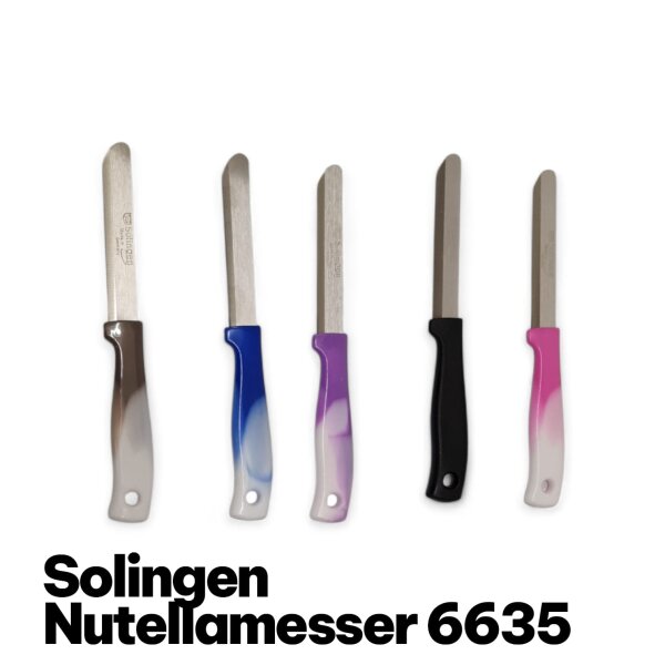 Solingen Nutellamesser Brötchenmesser Buckelsmesser Rostfrei