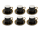 6er Set Mokka Tassen Untertassen - 200ml