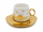 6er Set Mokka Tassen Untertassen - Istanbul 90ml