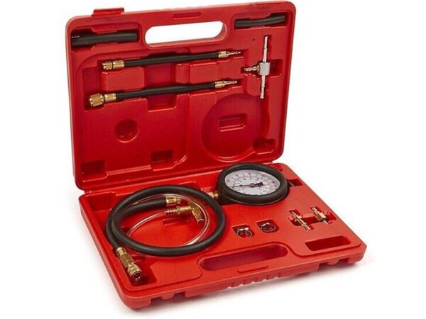 Kraftstoff Druckmessgerät Manometer Set 10 tlg.