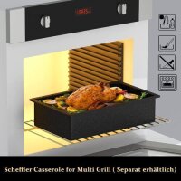 Frank&Müller Antihaftbeschichtete Auflaufform Backform für Multigrill 37x24,5x8,5CM