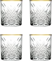 Pasabahce GOLDEN TOUCH Timeless 4Trinkgläser mit...