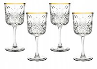 Pasabahce GOLDEN TOUCH Timeless 4Trinkgläser mit...