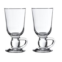 Pasabahce Kaffegläser 2er Set Henkelbecher - 280 ml