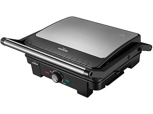 Schäfer Kontaktgrill 2200W Tischgrill Elektrogrill Grill Panini Maker Sandwich