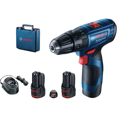 Bosch Professional GSR-120LI Akkuschrauber Bohrschrauber Set 12V