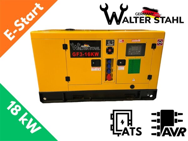 Walterstahl GF3-16KW Diesel Stromerzeuger Generator Notstromaggregat ,  6.948,00 €